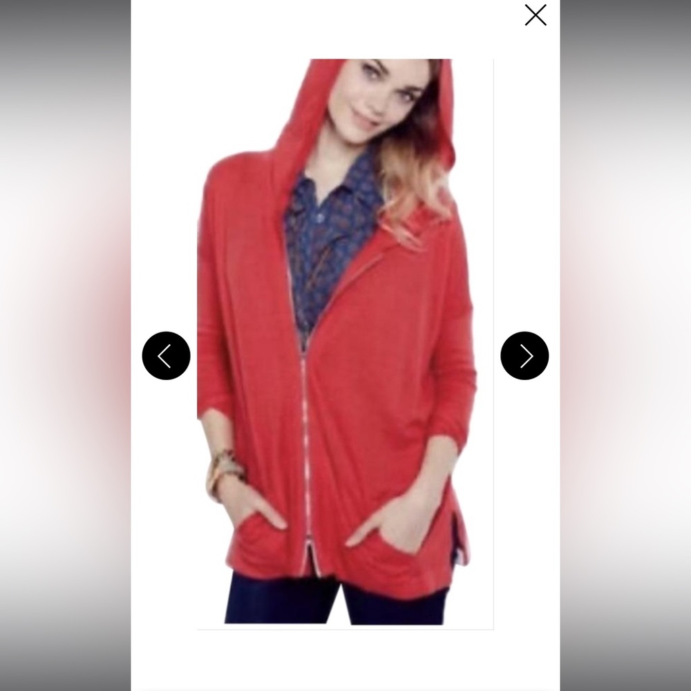 CAbi Beachcomber Womens M Hoodie Zip Up Sweater Style 5137 casual